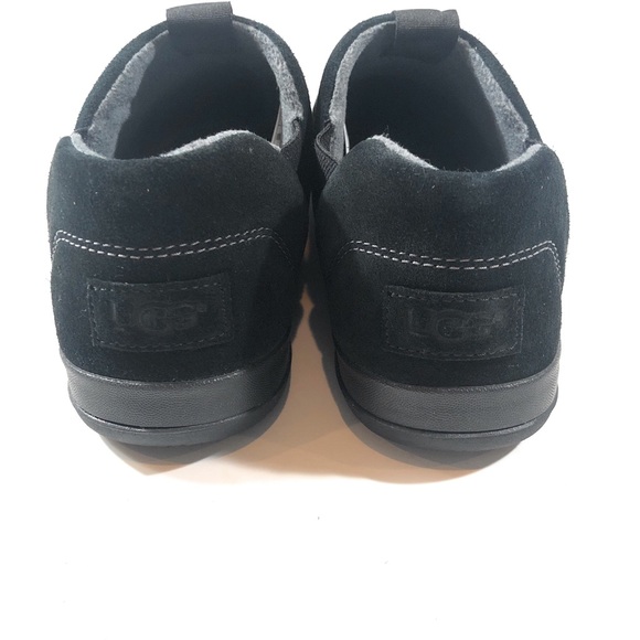 Ugg Hanz slipper suede upper black men’s size 11 - Picture 6 of 7